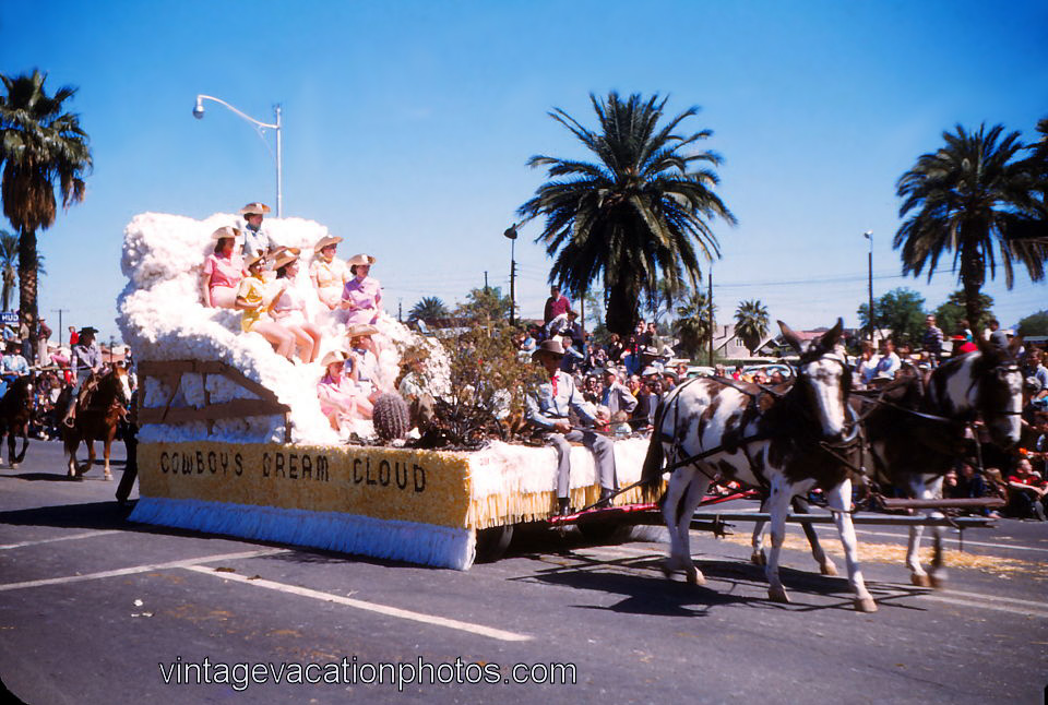 Vintage Vacation Photos Rodeo Parade, Phoenix, 1964